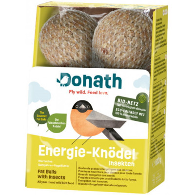 Donath Vogelfutter Energie Knödel Insekten Bio-Netz 600G 