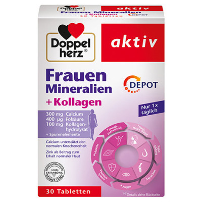 Doppelherz Frauen Mineralien+Kollagen 30ST 