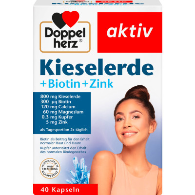 Doppelherz Kieselerde+Biotin+Zink 40ST 