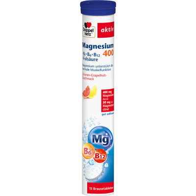 Doppelherz Magnesium 400 Brausetabletten 15ST 