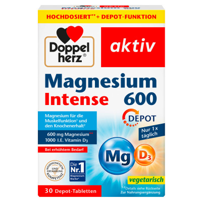 Doppelherz Magnesium 600 Intense Depot 30ST 