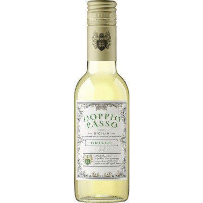 Doppio Passo Grillo Sicilia DOC 0,25L - Etikett verschmutzt/beschädigt 