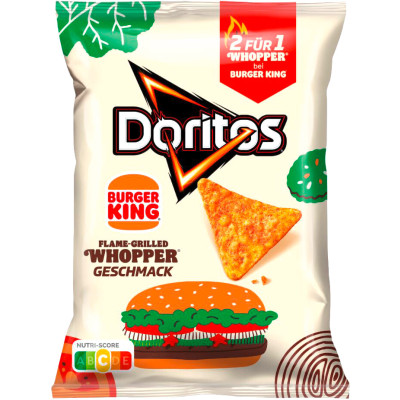 Doritos Tortilla Chips Flame Grilled Whopper 100G 