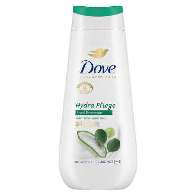 Dove Advanced Care Duschcreme HydraPflege Aloe & Birkenwasser 225ML 