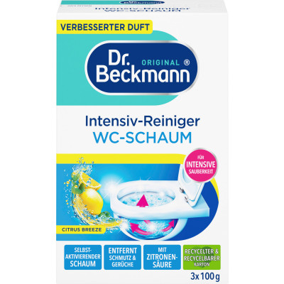 Dr.Beckmann Aktivkohle WC-Schaum 3x 100G 