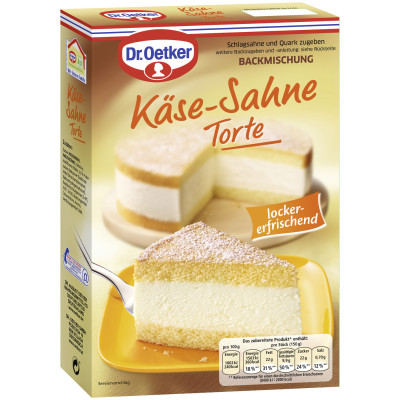 Dr.Oetker Backmischung für Käse-Sahne Torte 385G 