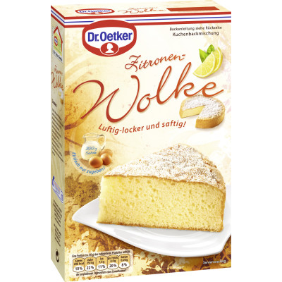 Dr.Oetker Backmischung Zitronen-Wolke 430G 