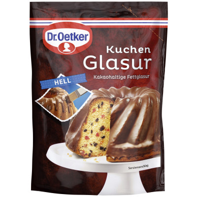 Dr.Oetker Kuchenglasur Hell 150G 