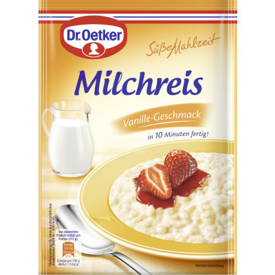 Dr.Oetker Milchreis mit Vanille-Geschmack 125G 