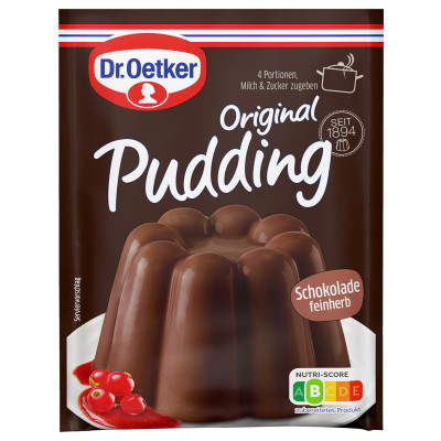 Dr.Oetker Original Pudding Schokolade feinherb 2ST 96G 