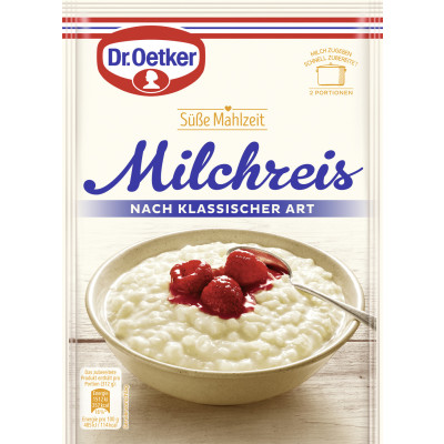 Dr.Oetker Süße Mahlzeit Milchreis klassische Art 125G 