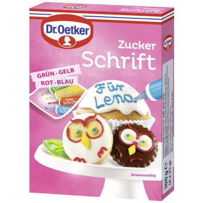 Dr.Oetker Zuckerschrift 100G - MHD 10/2025 