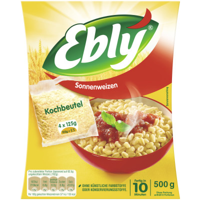 Ebly Sonnenweizen im Kochbeutel 4x 125G 