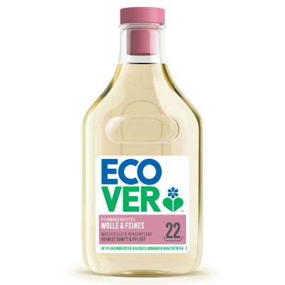 Ecover Feinwaschmittel flüssig Wolle & Feines Wasserlilie & Honigmelone 1L 22WL 