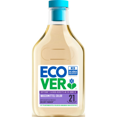Ecover Flüssig-Waschmittel Color Apfelblüte & Freesie 750ML 21WL 