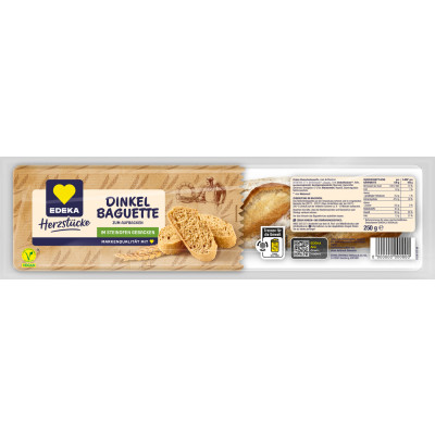 EDEKA Herzstücke Baguetterie Dinkel 250G 