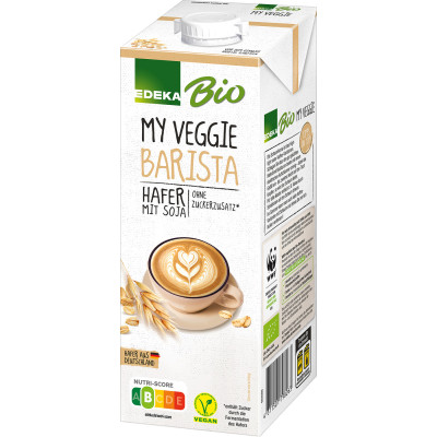EDEKA Bio Haferdrink mit Soja Barista 1L 