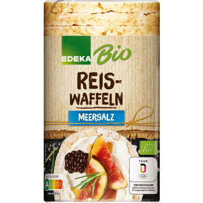 EDEKA Bio Reiswaffeln mit Meersalz 100G 