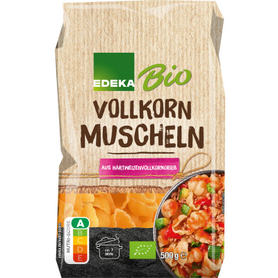 EDEKA Bio Vollkorn Muscheln 500G 