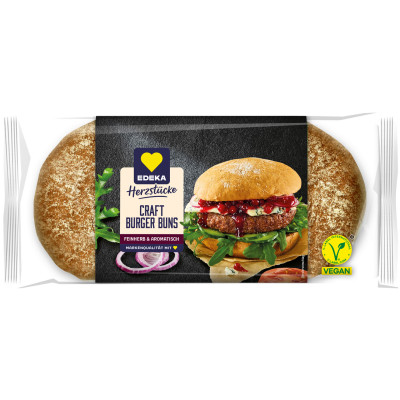 EDEKA Herzstücke Craft Burger Buns 4ST 300G 