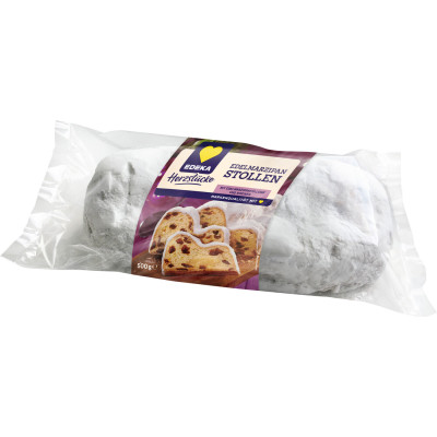 EDEKA Herzstücke Edelmarzipan Stollen 500G 