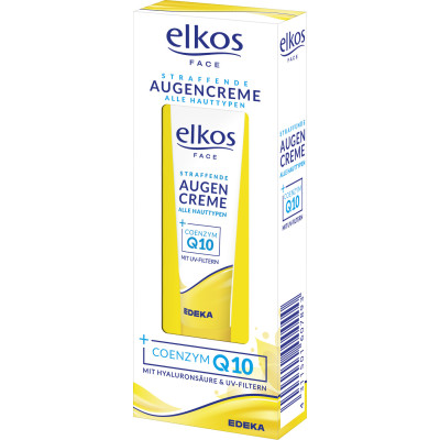 Elkos Straffende Augencreme + Coenzym Q10 15ML 