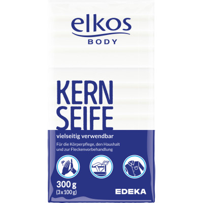 elkos Kernseife 3x 100G 