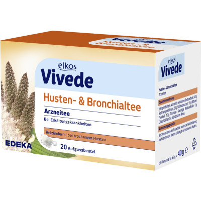 elkos VIVEDE Husten- & Bronchialtee 20ST 40G 