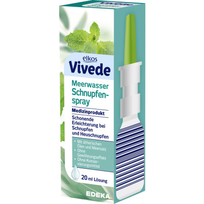 elkos Vivede Meerwasser Schnupfenspray 20ML 