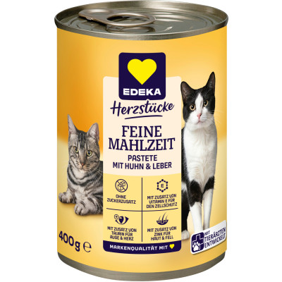 EDEKA Feine Mahlzeit Huhn & Leber 400G 