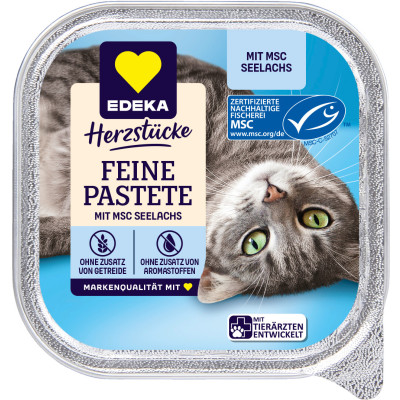 EDEKA Herzstücke Feine Pastete mit MSC Seelachs 100G
