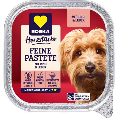 EDEKA Herzstücke Feine Pastete mit Rind & Leber 150G 