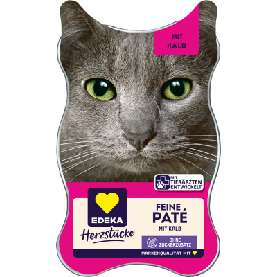 EDEKA Herzstücke Feine Paté mit Kalb 85G 