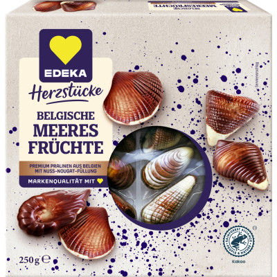 EDEKA Herzstücke Fruits de Mer au chocolat 250G 22ST 