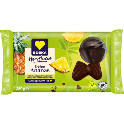 EDEKA Herzstücke Gelee-Ananas 250G 