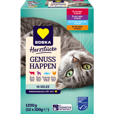 EDEKA Genuss Happen in Gelee 12x 100G 
