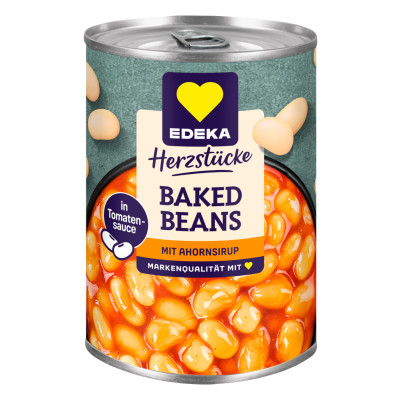 EDEKA Herzstücke Baked Beans mit Ahornsyrup 400G 