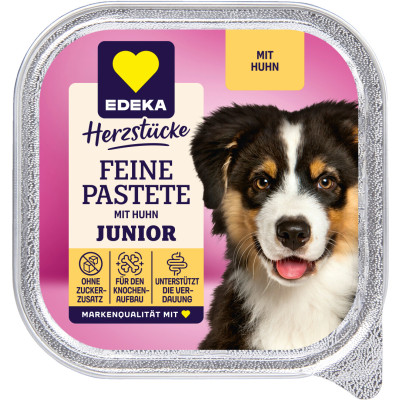 EDEKA Herzstücke Feine Pastete Junior mit Huhn 150G