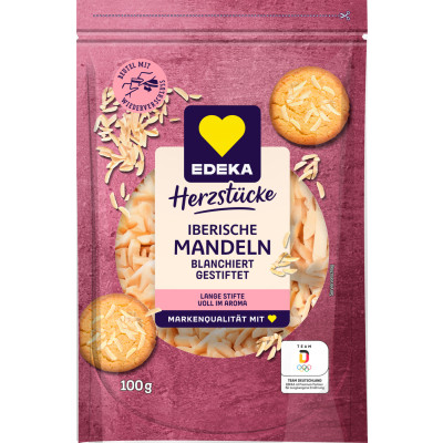 EDEKA Herzstücke Iberische Mandeln blanchiert gestiftelt 100G 