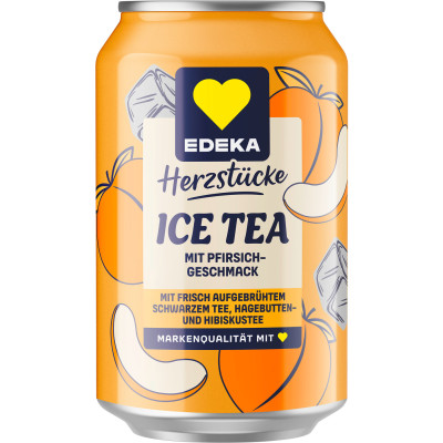 EDEKA Herzstücke Premium Eistee Pfirsich 0,33L 