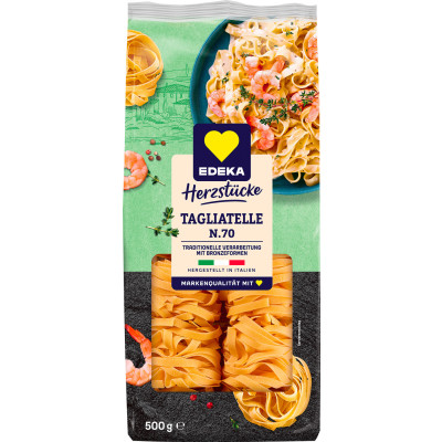 EDEKA Herzstücke Tagliatelle gelb 500G 