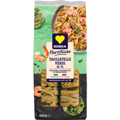 EDEKA Herzstücke Tagliatelle grün 500G 
