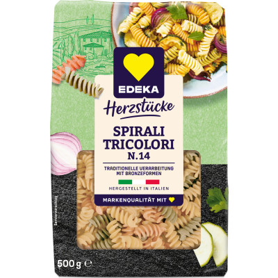 EDEKA Herzstücke Spirali Tricolori 500G 