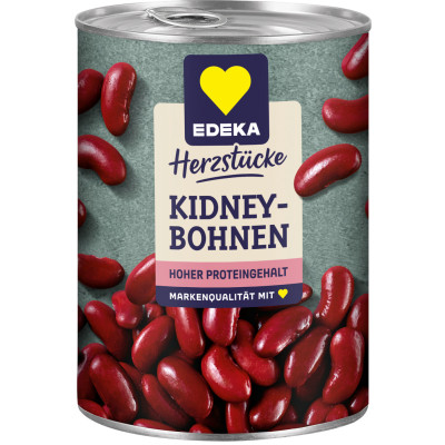 EDEKA Herzstücke Kidney-Bohnen dunkelrot 400G 