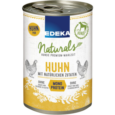 EDEKA Naturals Monoprotein Huhn Hundefutter 400g