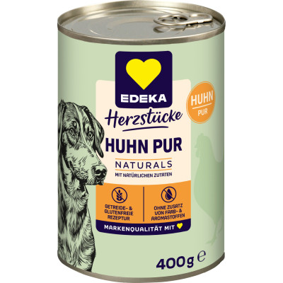 EDEKA Naturals Monoprotein Huhn Hundefutter 400g 