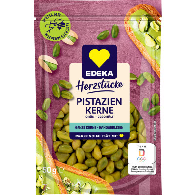 EDEKA Herzstücke Pistazienkerne grün & geschält 50G 