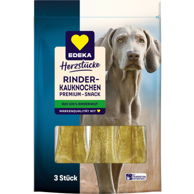 EDEKA Herzstücke Premium-Snack Rinderkauknochen 3ST 150G