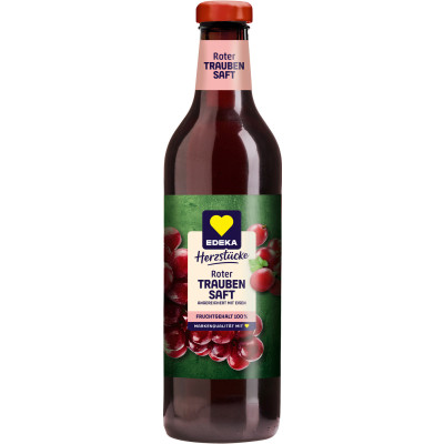 EDEKA Herzstücke Roter Kur-Traubensaft 0,75L 