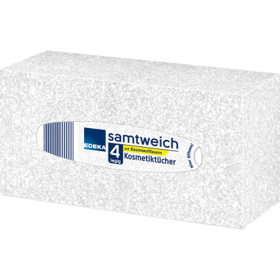 EDEKA Samtweich Kosmetiktücher 4-lagig 80ST 